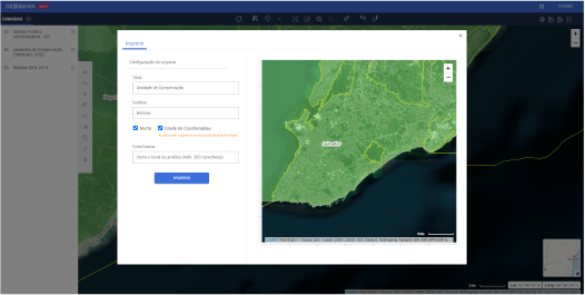 Output de Impressão